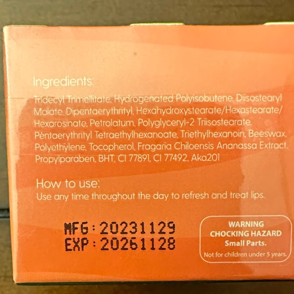 NIB Bee Balm Watermelon Lip Balm with Honeycomb Applicator - Picture 4 of 4